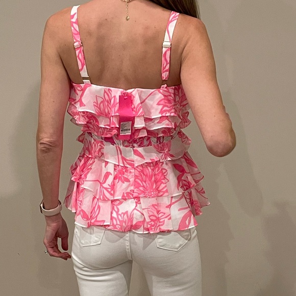 NWT Lilly Pulitzer Olive top size 0 - Picture 4 of 5